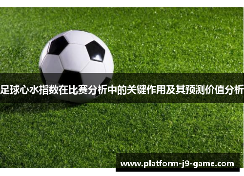 足球心水指数在比赛分析中的关键作用及其预测价值分析